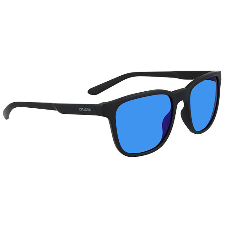 Dragon Clover Ion Sunglasses Matte Black/LumaLens Blue Ion