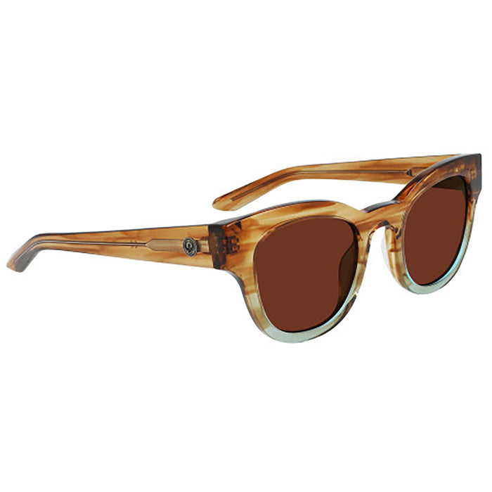 Dragon Jett Sunglasses Brown Teal Gradient/LumaLens Rose Copper Ion