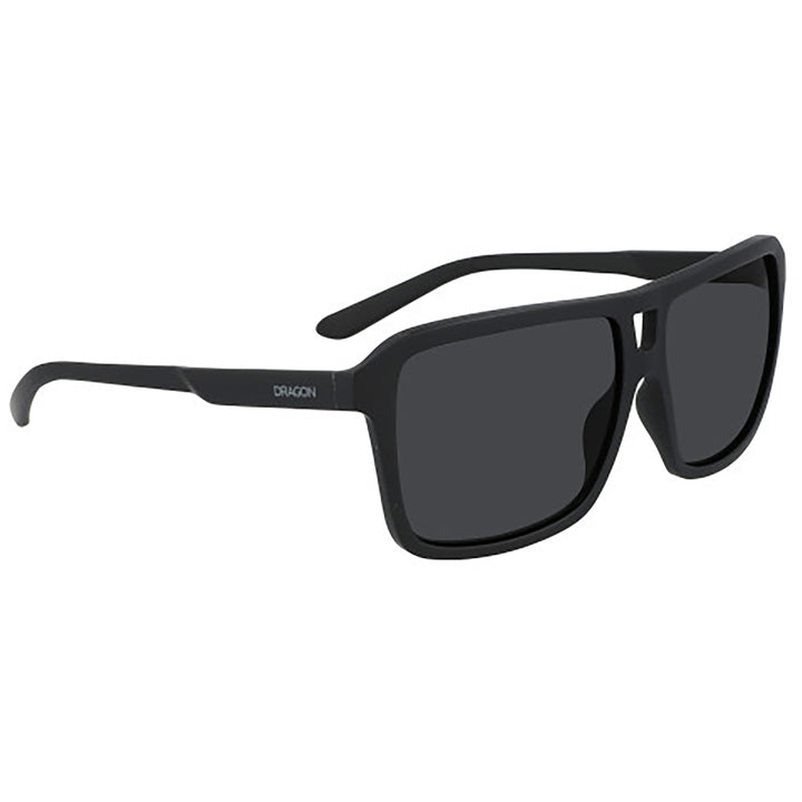 Dragon The Jam Upcycled Polarized Sunglasses Matte Black/LumaLens Smoke Polarized