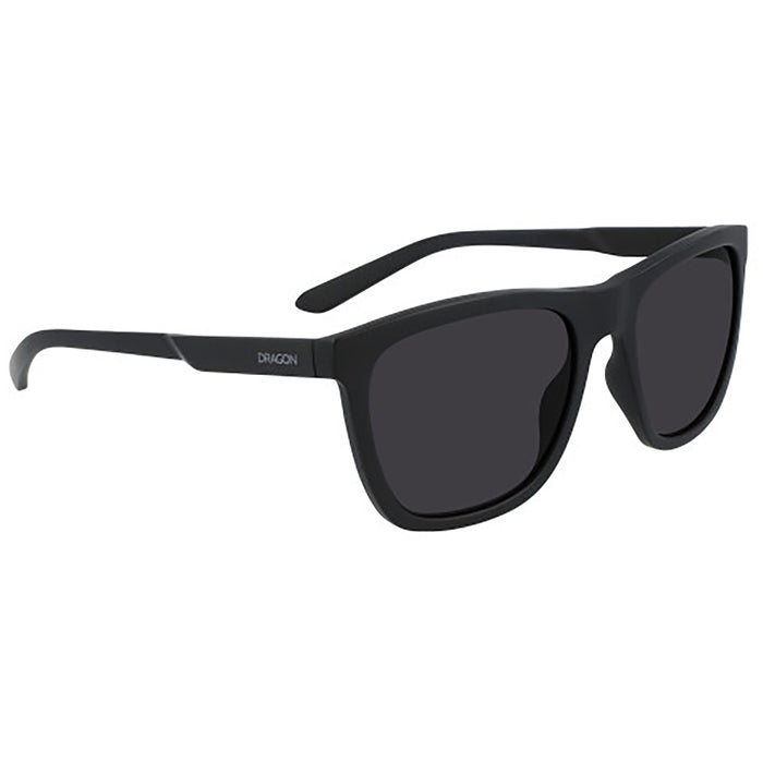 Dragon Wilder Polarized Sunglasses Matte Black/LumaLens Smoke Polarized