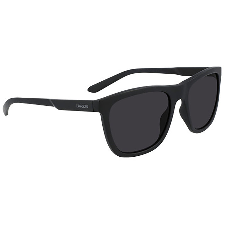 Dragon Wilder Polarized Sunglasses Matte Black/LumaLens Smoke Polarized