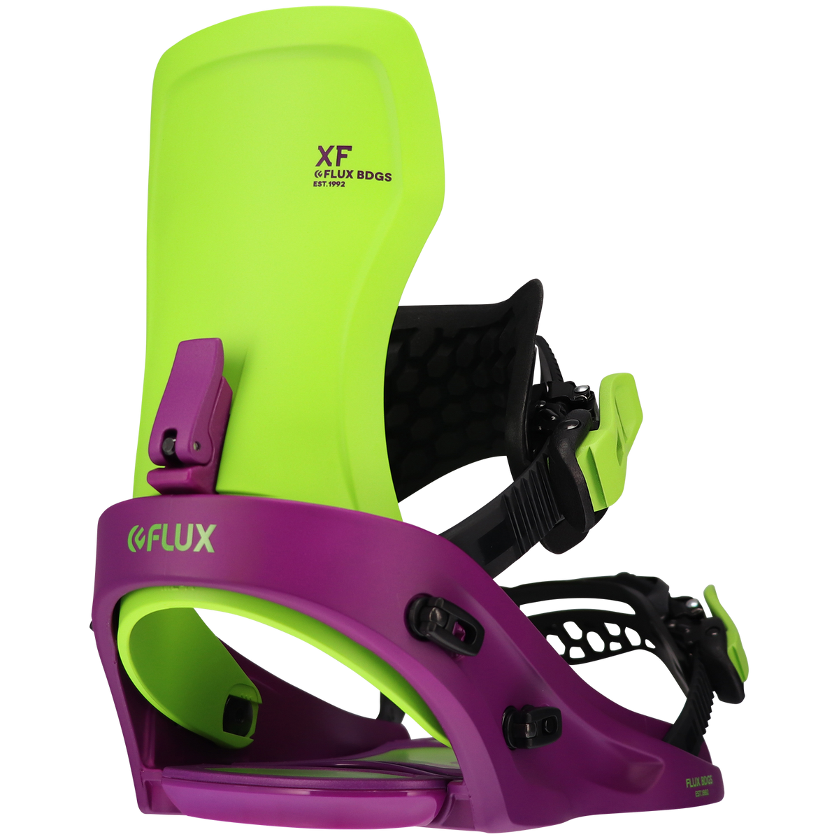 Flux XF Snowboard Bindings 2023 Neon