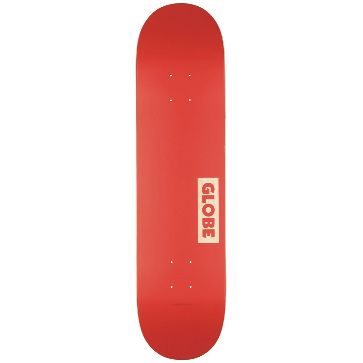 Globe Goodstock Red 7.75 Skateboard Deck Red