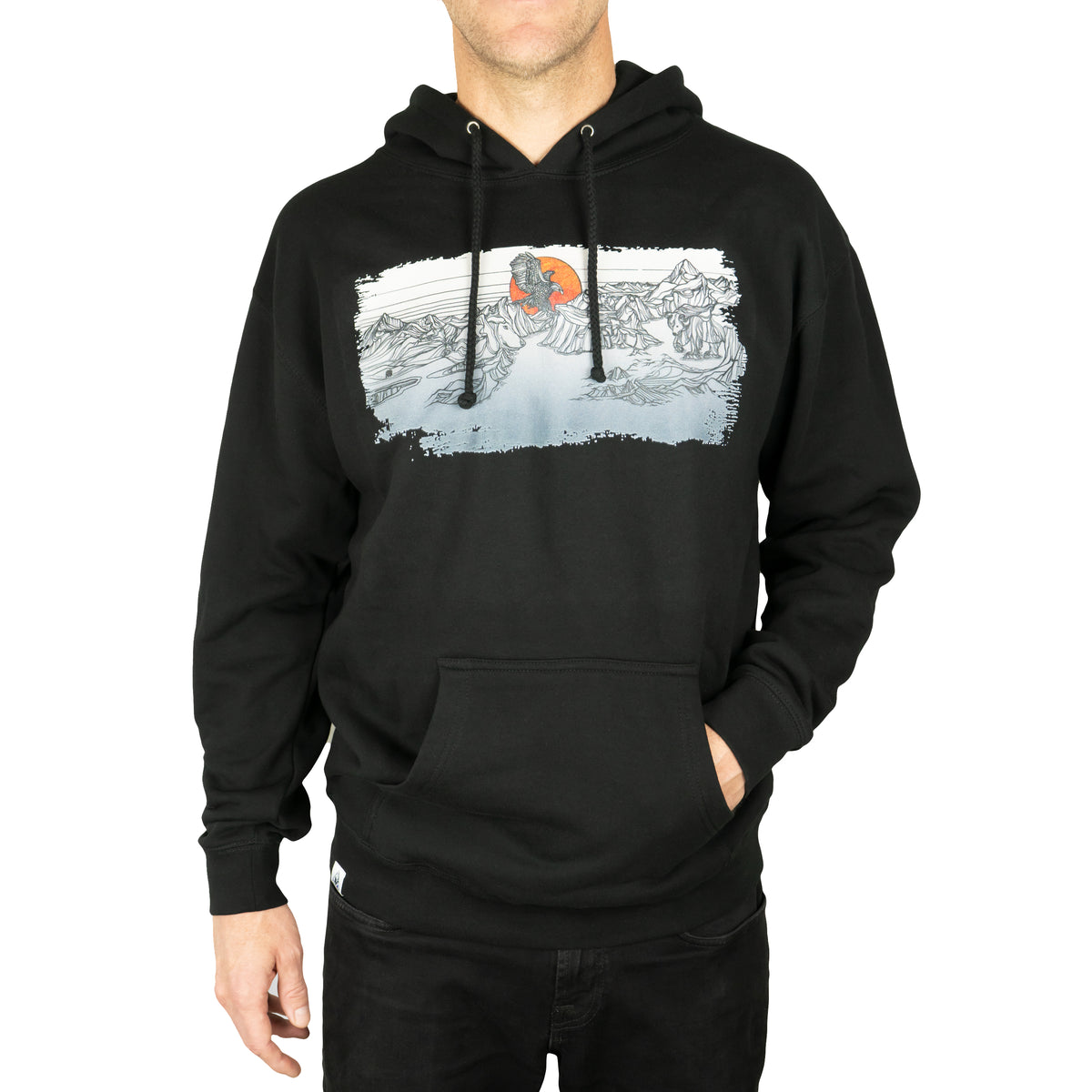 CB Ink Draw Your Own Line Hoodie - Men's Black