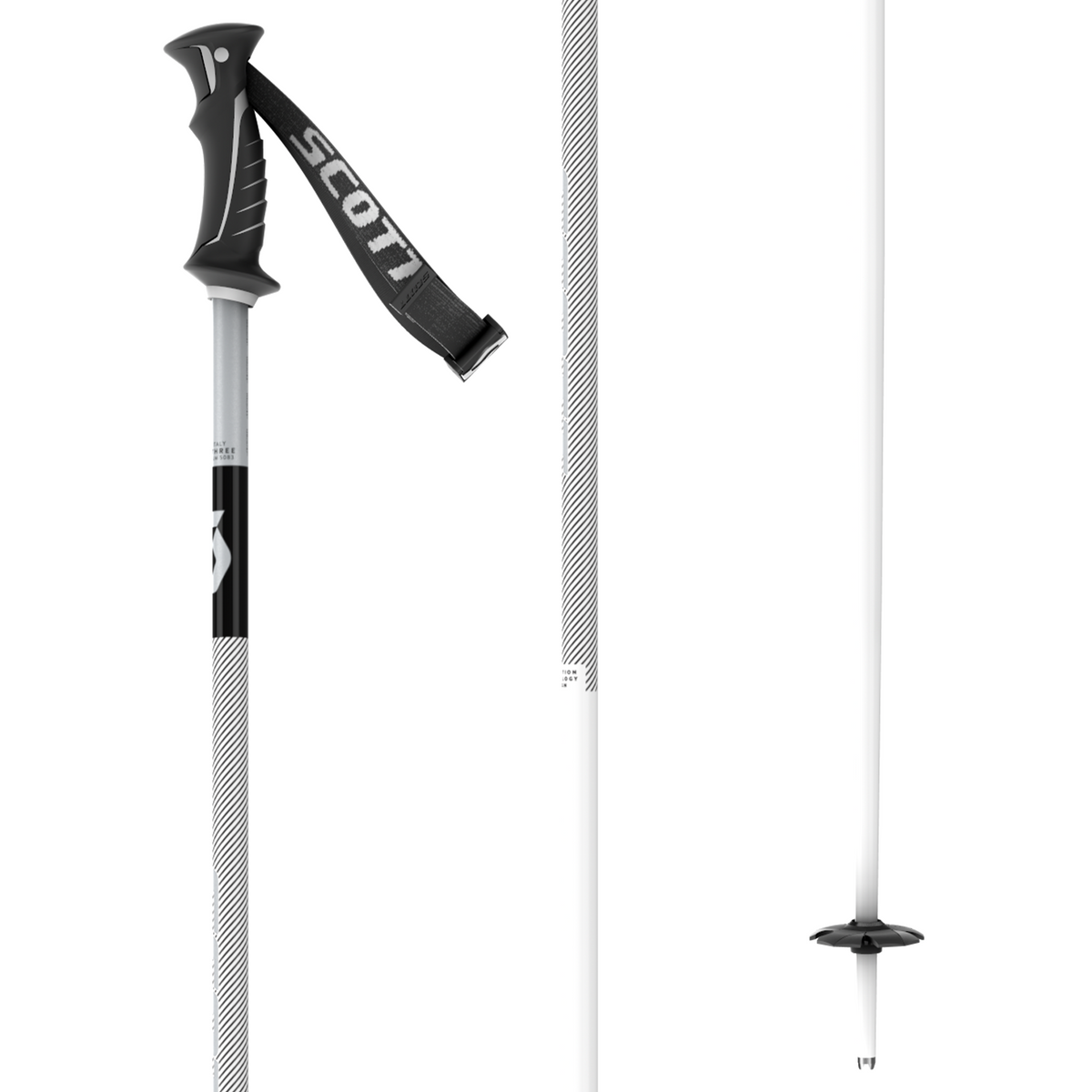 Scott Decree Re-Entry Ski Poles 2024 White