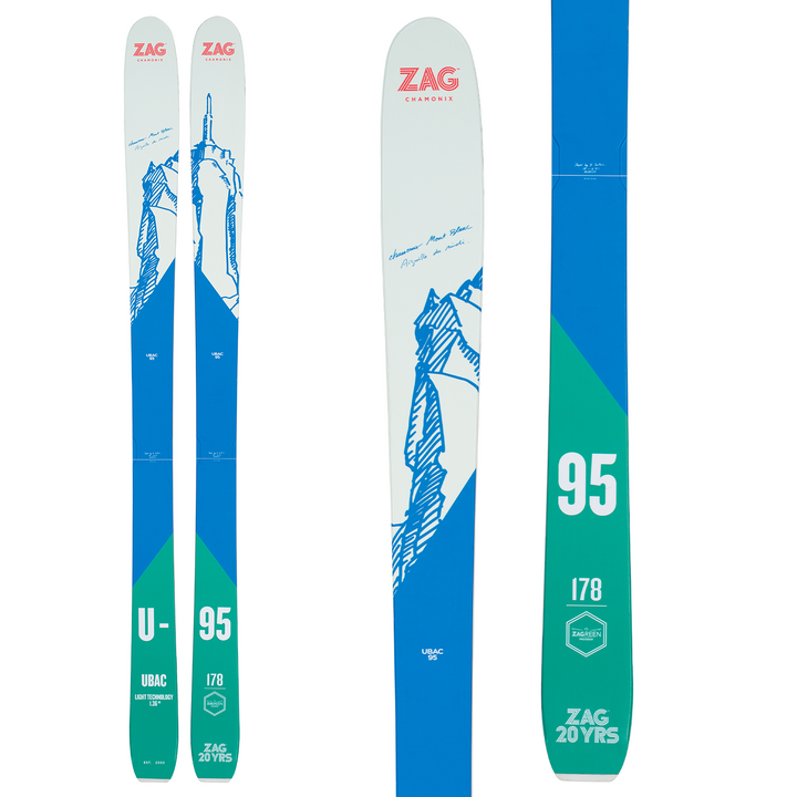 ZAG UBAC 95 Limited Edition 20 Years Skis 2023