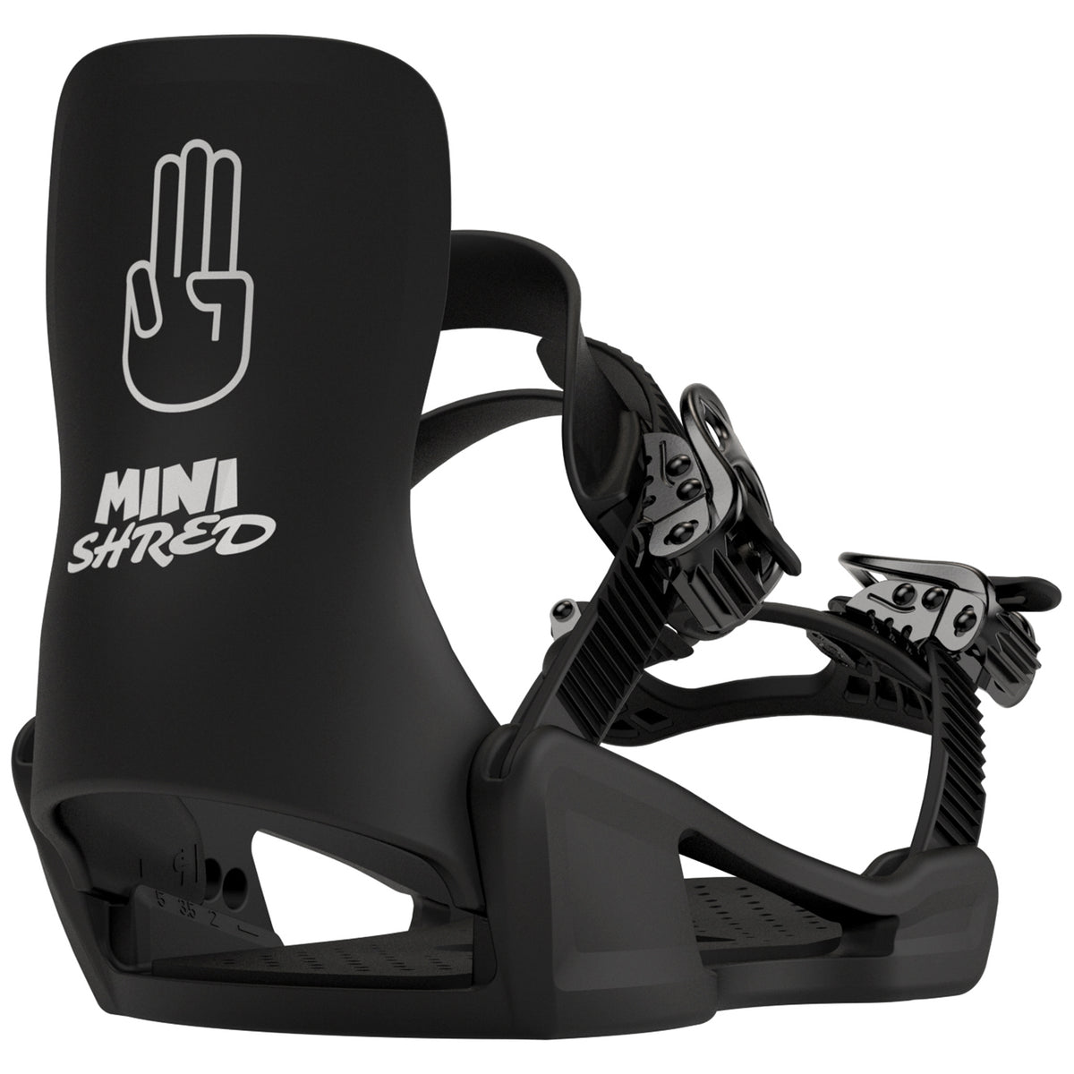 Bataleon Minishred Snowboard Bindings - Kids' 2025 Black