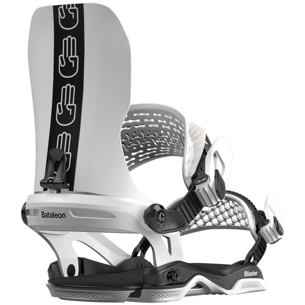 Bataleon Blaster Asymwrap LTD Snowboard Bindings 2023 White