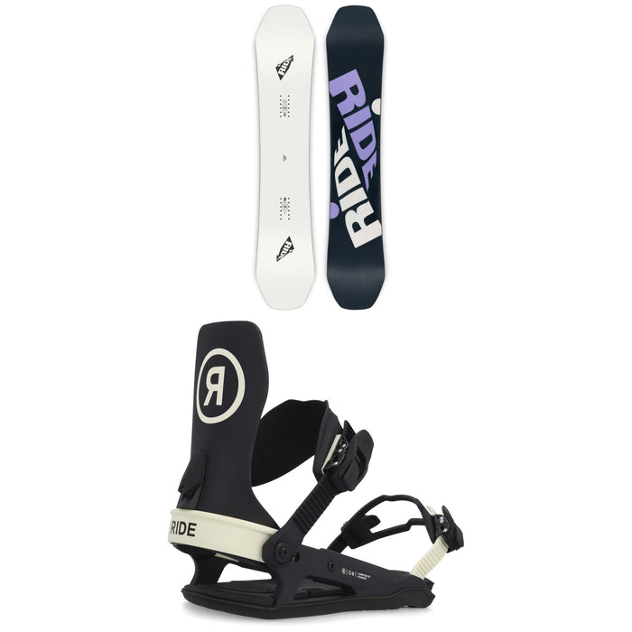 Ride Zero Snowboard + C-6 Snowboard Bindings 2023