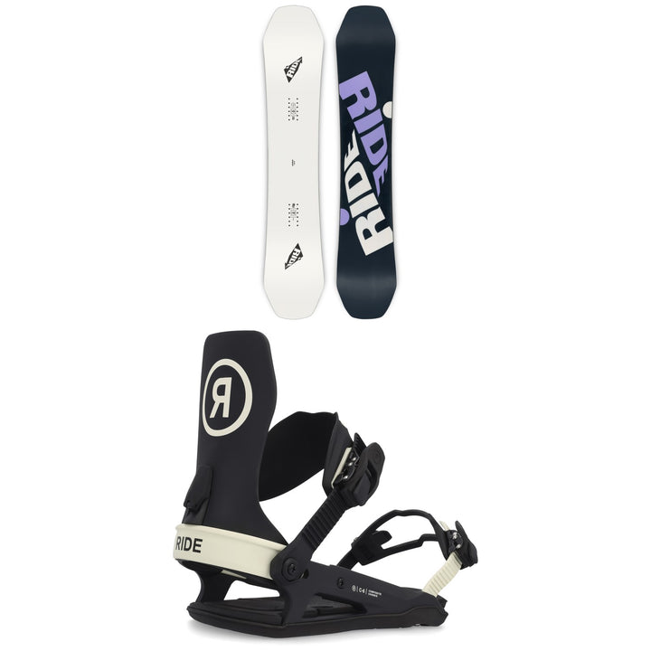 Ride Zero Snowboard + C-6 Snowboard Bindings 2023