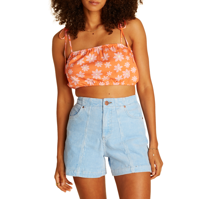 Billabong According To High-Waisted Shorts - Women's Rodeo Blue