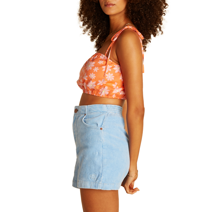 Billabong According To High-Waisted Shorts - Women's Rodeo Blue