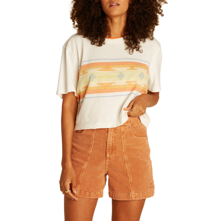 Billabong Border Line T-Shirt - Women's Salt Crystal