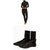Billabong 5/4 Synergy Chest Zip Hooded Wetsuit + 5mm Furnace Synergy Split Toe Wetsuit Boots - Women's