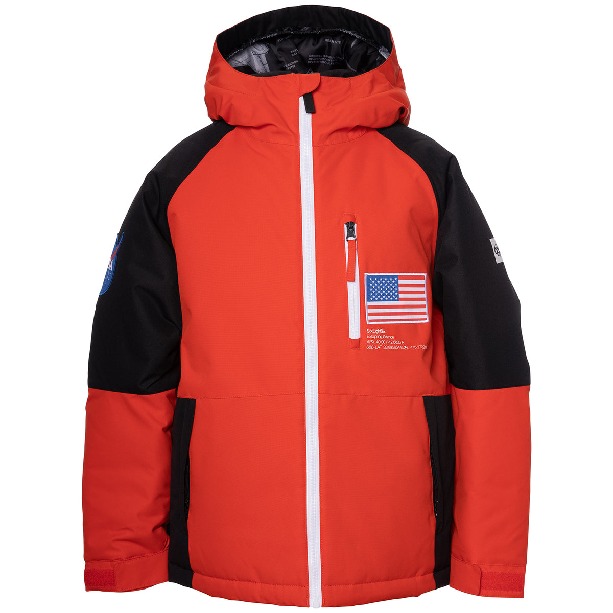 686 Nasa Exploration Insulated Jacket - Kids' Solar Colorblock