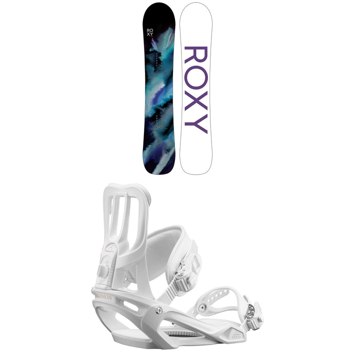 Roxy Breeze Snowboard + Salomon Spell Snowboard Bindings - Women's 2022