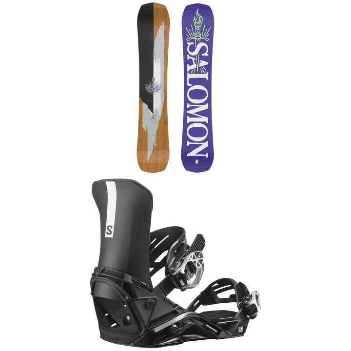 Salomon Assassin Snowboard + District Snowboard Bindings 2023