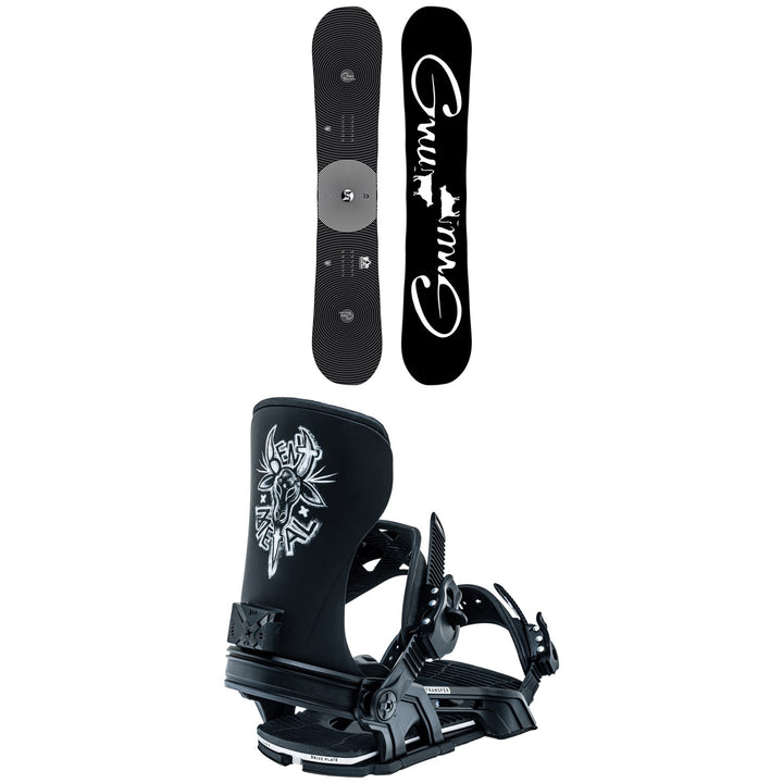 GNU Riders Choice Asym C3 Snowboard + Bent Metal Transfer Snowboard Bindings 2023
