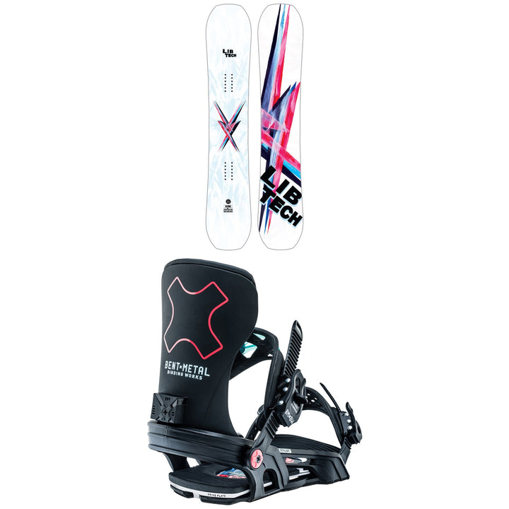 Lib Tech Ryme C3 Snowboard + Bent Metal Stylist Snowboard Bindings - Women's 2023