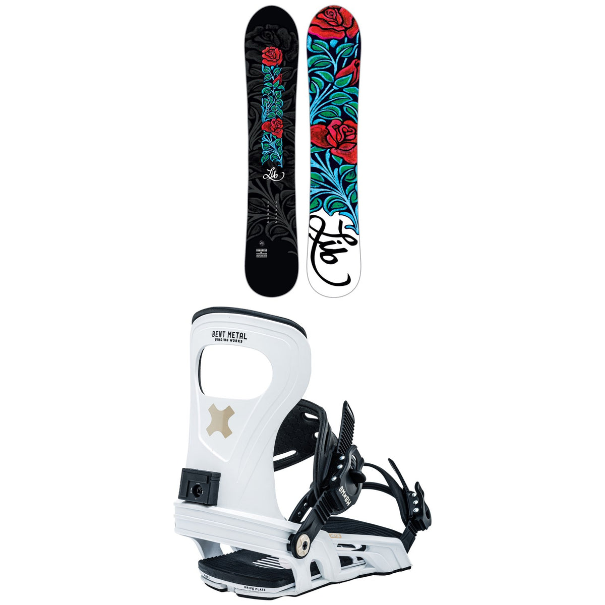Lib Tech Dynamiss C3 Snowboard + Bent Metal Metta Snowboard Bindings - Women's 2023
