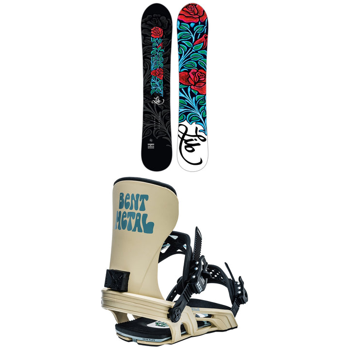 Lib Tech Dynamiss C3 Snowboard + Bent Metal Stylist Snowboard Bindings - Women's 2023