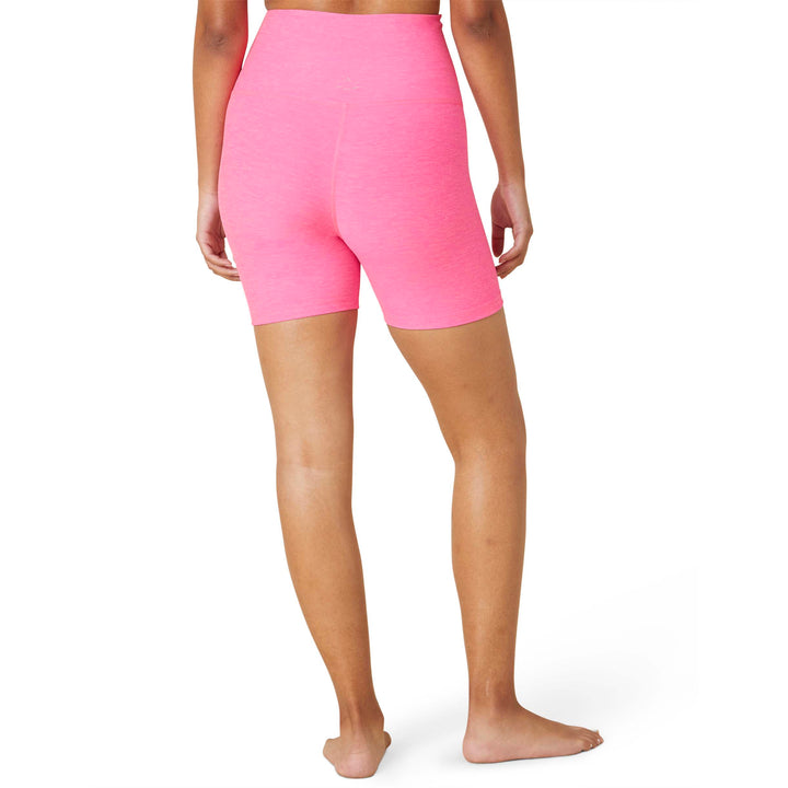 Beyond Yoga Spacedye Keep Pace Biker Shorts - Women's Electric Pink Heather
