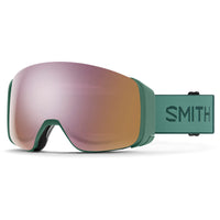 Smith 4D MAG Low Bridge Fit Goggles Alpine Green/ChromaPop Everday Rose Gold Mirror+ChromaPop Storm Rose Flash::Alpine Green/ChromaPop Everday Rose Gold Mirror+ChromaPop Storm Rose Flash