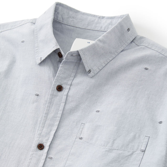 Katin Twine Short-Sleeve Button Down Shirt - Men's Light Blue