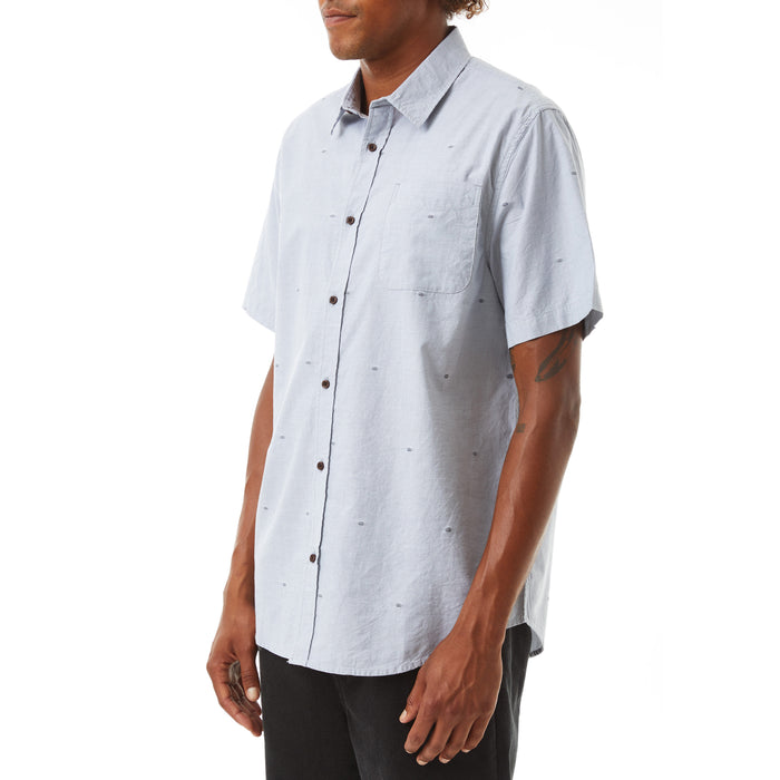 Katin Twine Short-Sleeve Button Down Shirt - Men's Light Blue