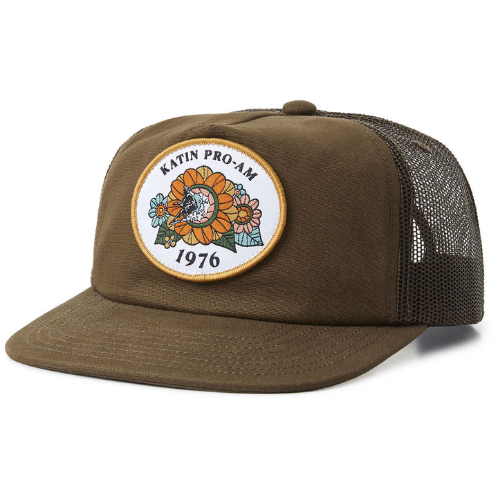 Katin Flower Power Trucker Hat Brown