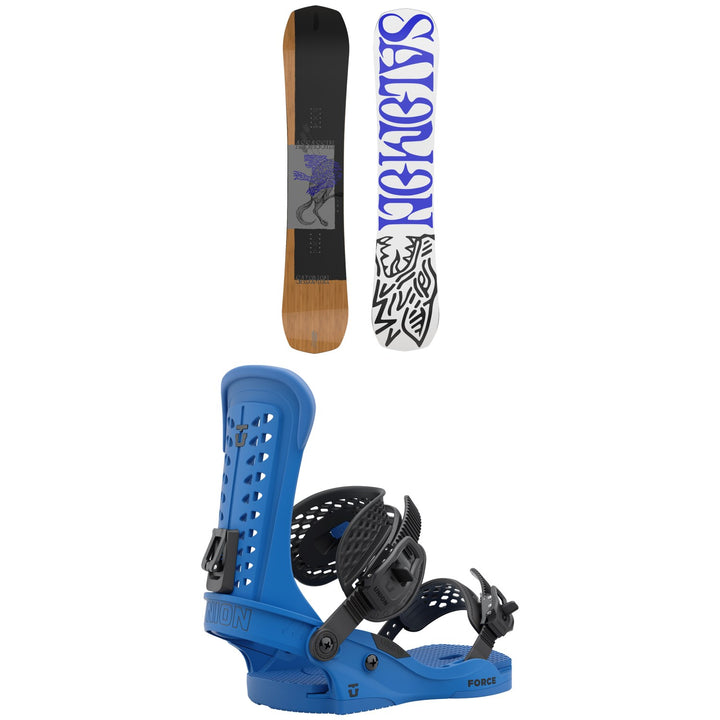 Salomon Assassin Snowboard + Union Force Snowboard Bindings 2022