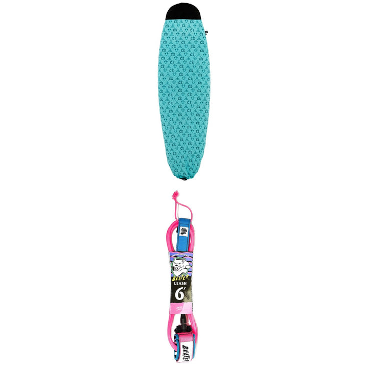 Catch Surf 6ft Board Sock + Catch Surf Beater 6' Leash