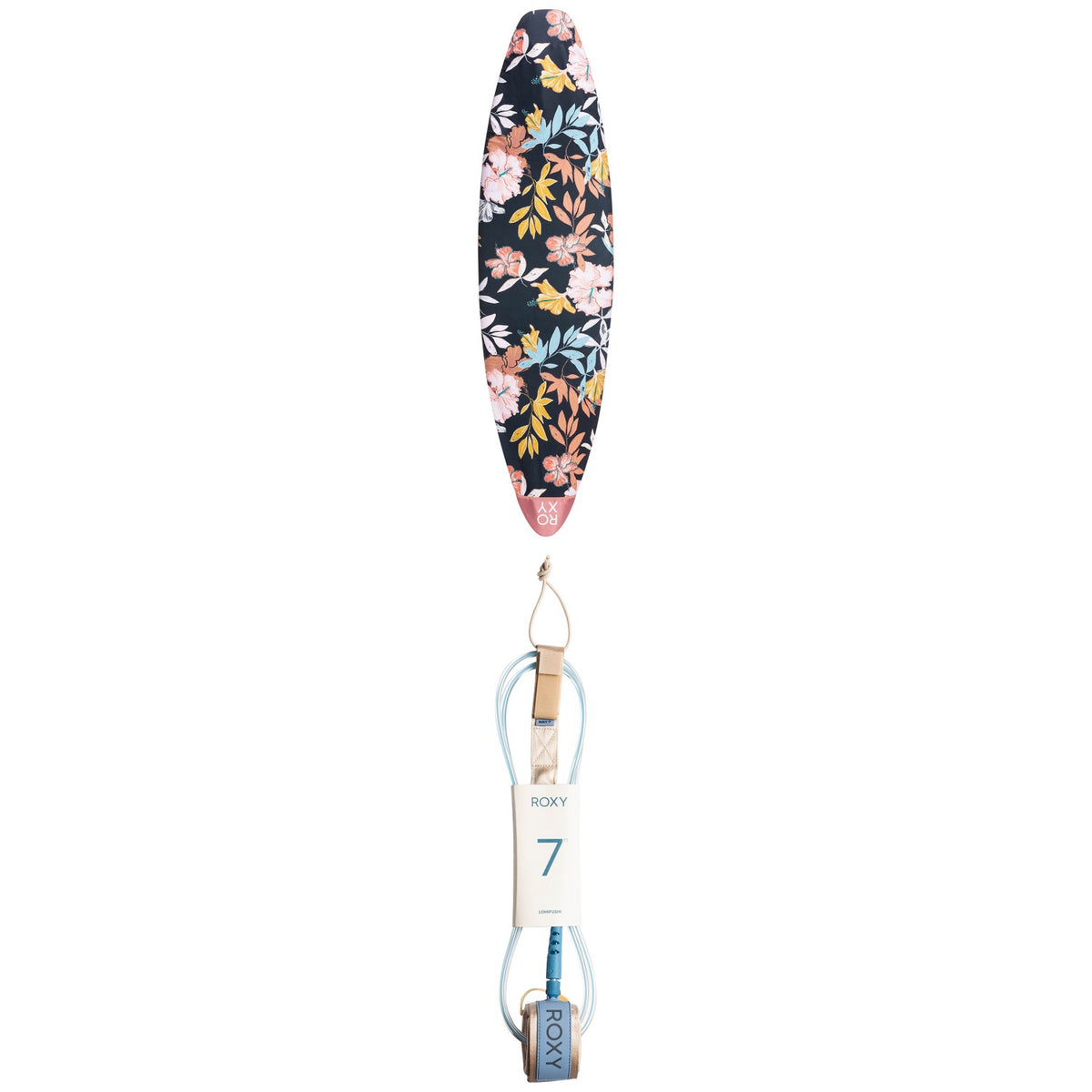 Roxy Funboard 7' Board Sock - Women's + Lohifushi Leash - Women's