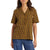 Brixton Bunker Gingham BF Woven Shirt - Women's Medal Bronze