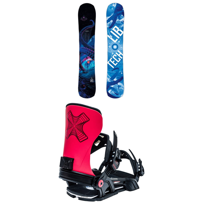 Lib Tech Rasman C2 Snowboard + Bent Metal Transfer Snowboard Bindings 2023