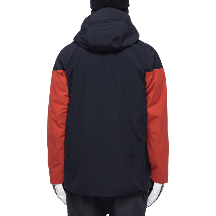 686 GORE-TEX Hydrastash Sync Jacket - Men's Brick Red Colorblock