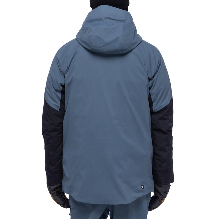 686 GORE-TEX Smarty Weapon Down Jacket - Men's Orion Blue Colorblock