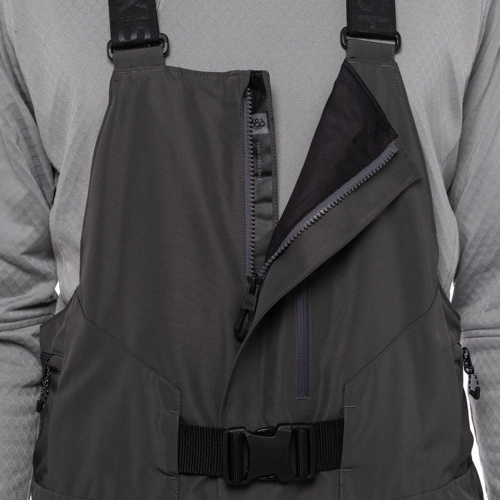 686 Quantum Thermagraph Hydrastash Bibs - Men's Charcoal