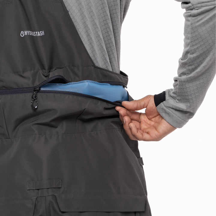 686 Quantum Thermagraph Hydrastash Bibs - Men's Charcoal