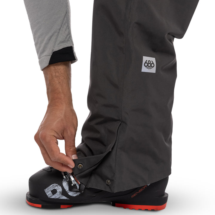 686 Quantum Thermagraph Hydrastash Bibs - Men's Charcoal