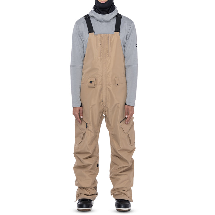 686 Smarty 3-in-1 Cargo Bibs - Men's Khaki