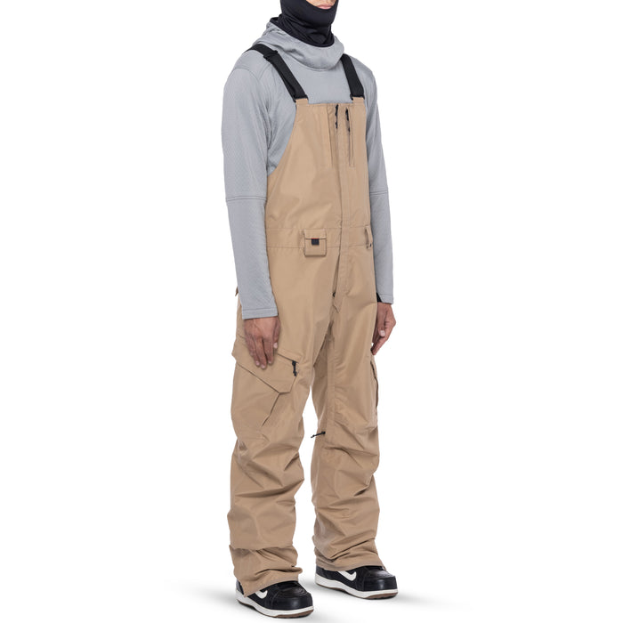 686 Smarty 3-in-1 Cargo Bibs - Men's Khaki