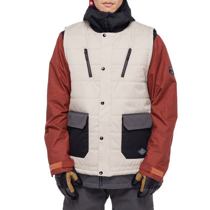 686 SMARTY 5-In-1 Complete Jacket - Men's Putty Colorblock