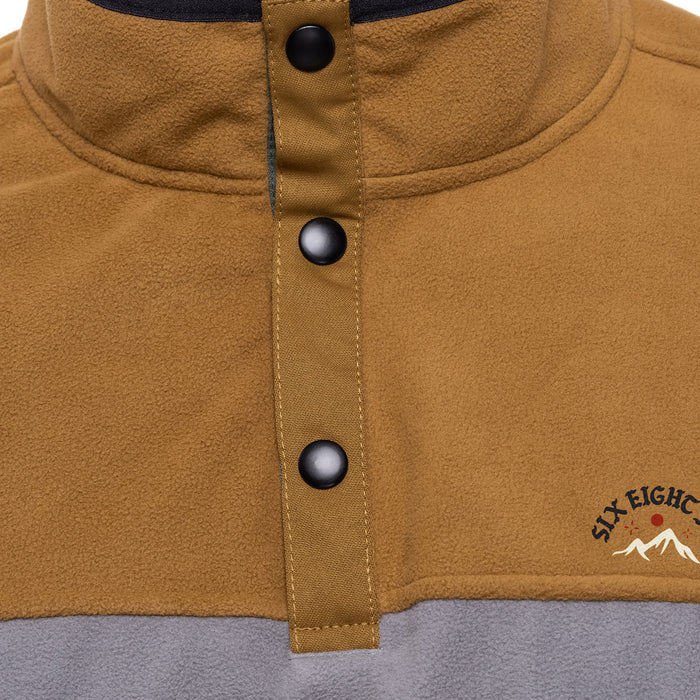 686 Tioga Fleece Pullover - Men's Rhino Grey Colorblock