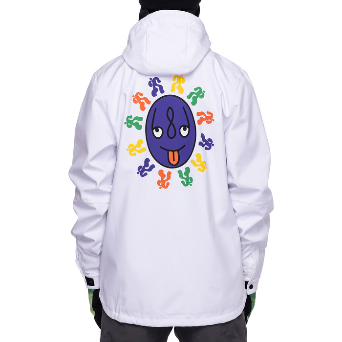 686 Waterproof Coaches Jacket - Men's White