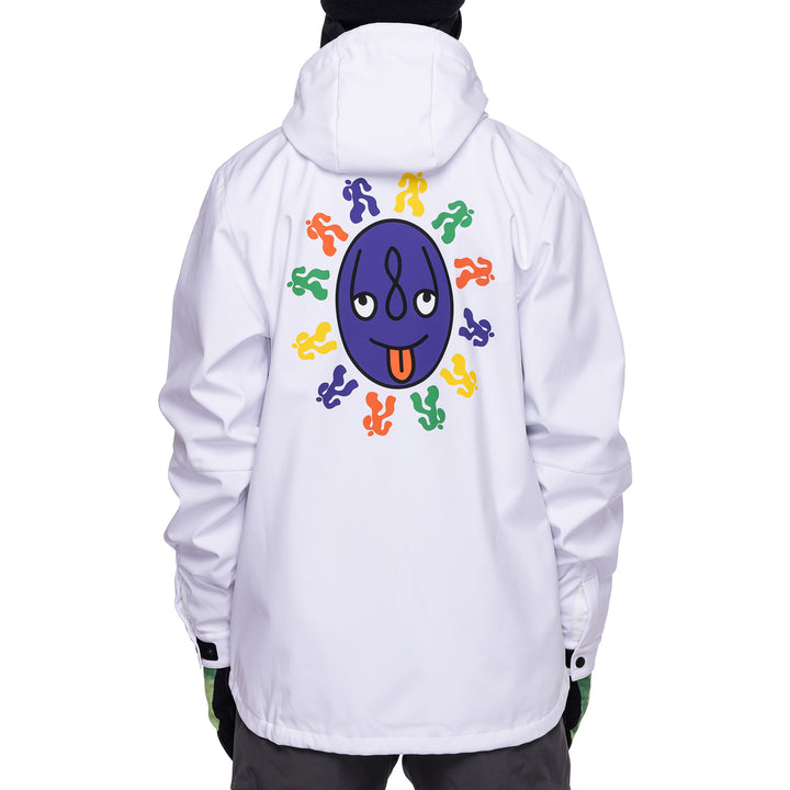 686 Waterproof Coaches Jacket - Men's White