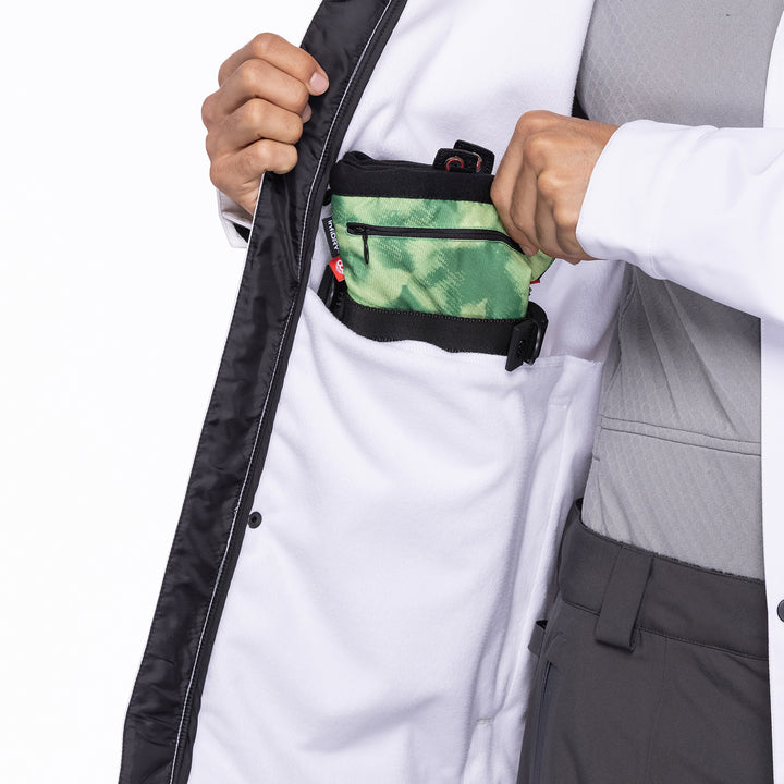 686 Waterproof Coaches Jacket - Men's White