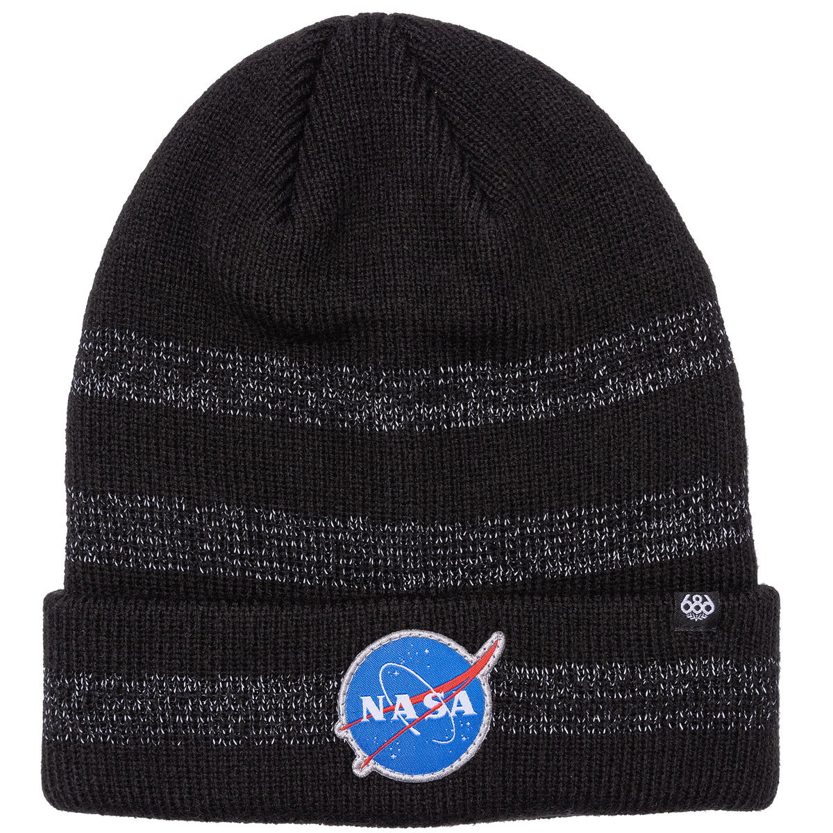 686 Nasa Knit Beanie Black Reflective