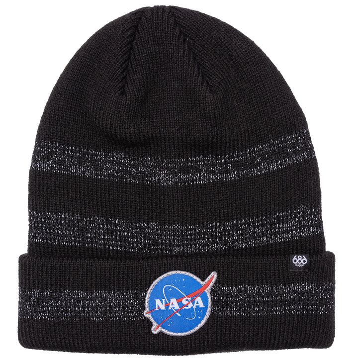 686 Nasa Knit Beanie Black Reflective
