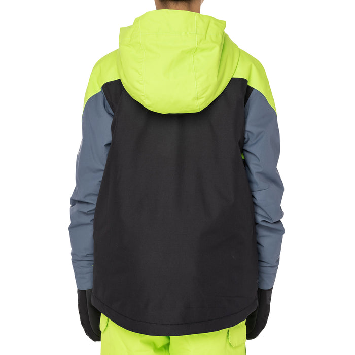 686 Hydrastash Insulated Jacket - Boys' Orion Blue/Colorblock
